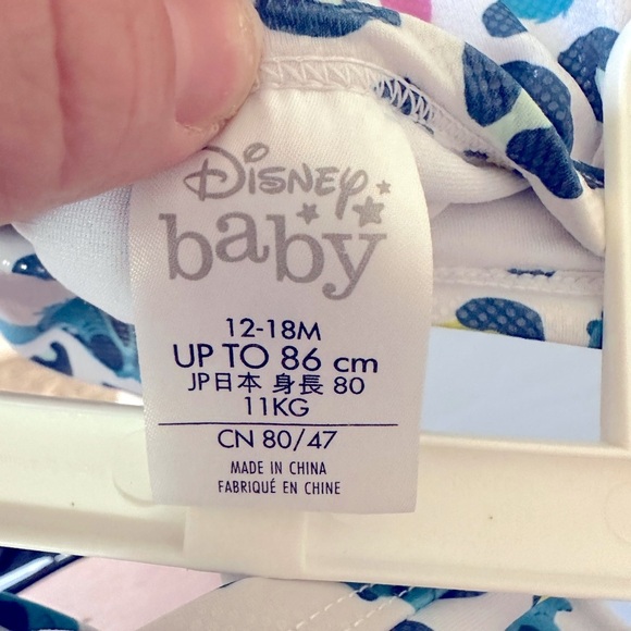 Disneys Stitch 2 Piece Swimsuit For Baby size 12-18month - Picture 4 of 4